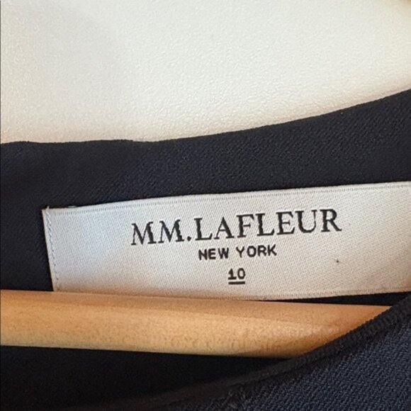 M.M. Lafleur The Etsuko Dress Recycled WonderTex Black Size 10 - Picture 6 of 11